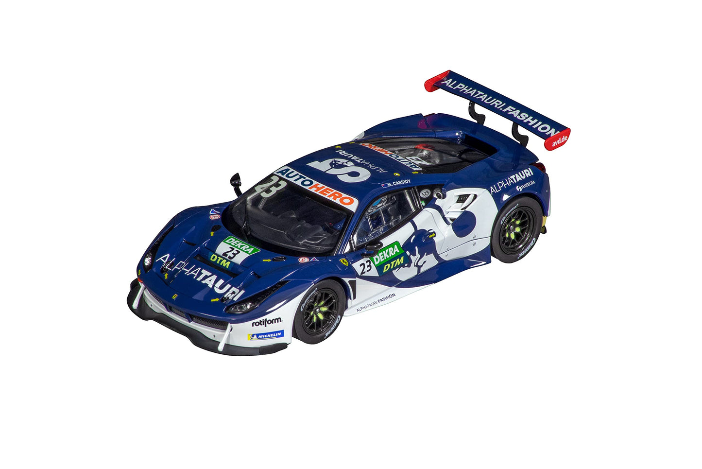Carrera 27709 Ferrari 488 GT3 AlphaTauri AF Corse No.23 1:32 Scale Analog Slot Car Racing Vehicle Evolution Slot Car Race Tracks