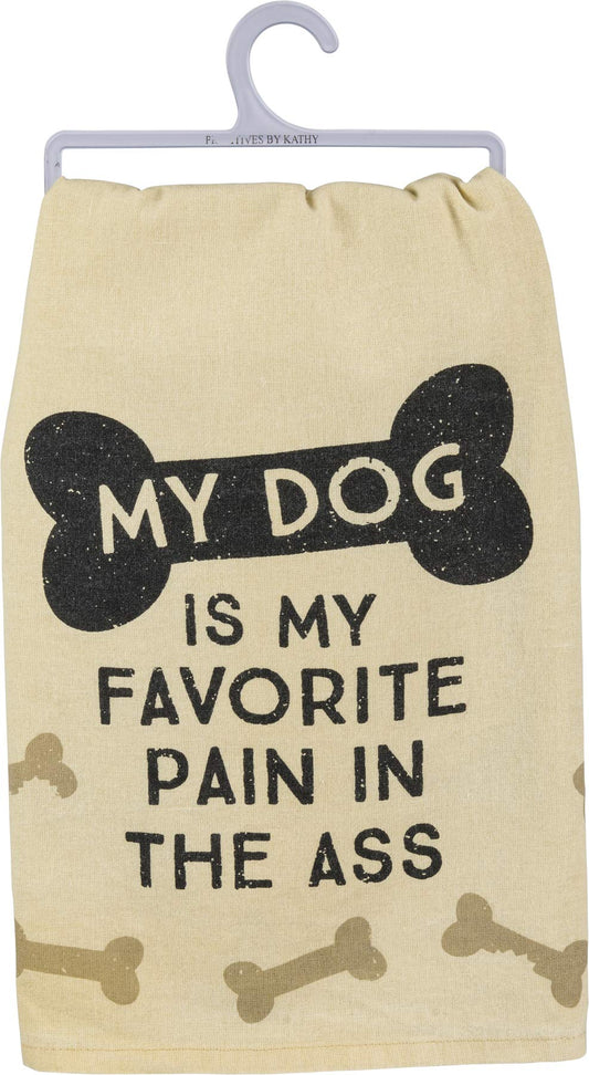 Primitives by Kathy Pet Love Cotton Dish Towel (Favorite Pain)