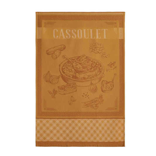 Coucke French Cotton Jacquard Towel, Cassoulet, 20-Inches by 30-Inches, 100% Cotton
