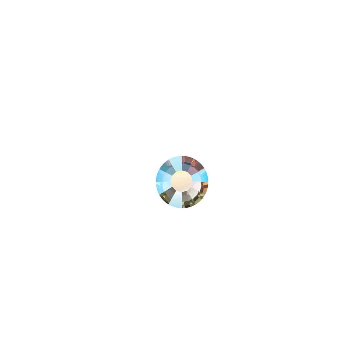Preciosa Craft Bead, SS16, Black Diamond AB