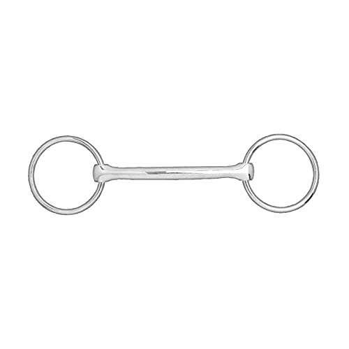 HORZE Mullen Mouth Loose Ring Snaffle Bit - 5.75