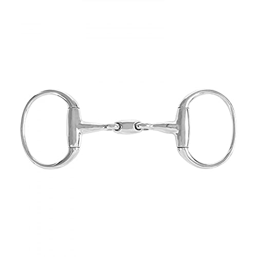 HORZE Oval Link Eggbutt Snaffle Bit - 4.5