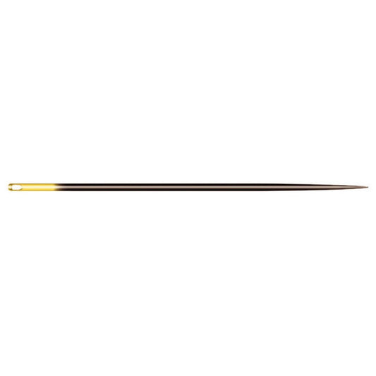 Clover 4971 Clover No.10 Needles Applique/Sharps, Black/Gold