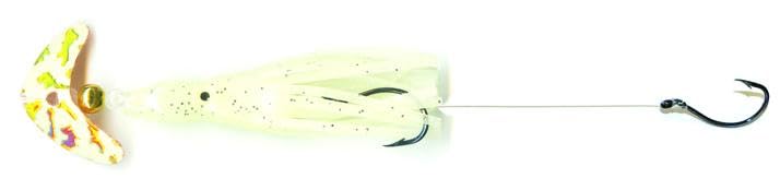 Mack's Lure 60020 Cha - 1 Float Squidder Series Glow Gold Tiger