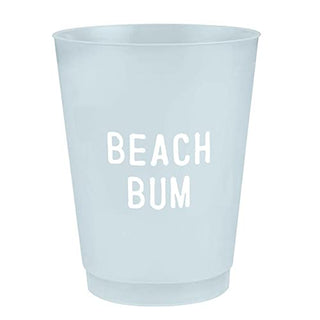Santa Barbara Design Studio Party Cups BPA-Free Plastic Frost Cups, 16-Ounces, Beach Bum, 8-Count