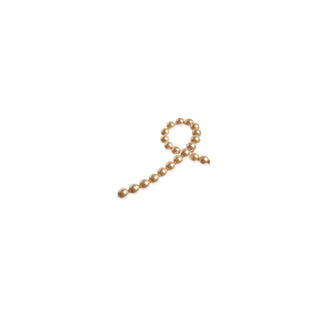 John Bead Craft Bead, 8mm, Iridescent Dark Cream