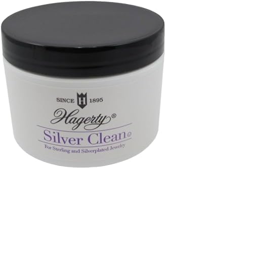 W. J. Hagerty & Sons Luxury Silver Clean for Sterling and Silverplated Jewelry with Wide Mouth Jar