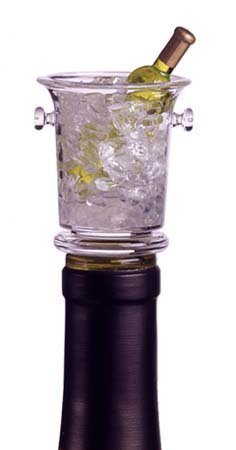 Prodyne 1 X Acrylic Mini Wine Bucket Shape Bottle Stopper