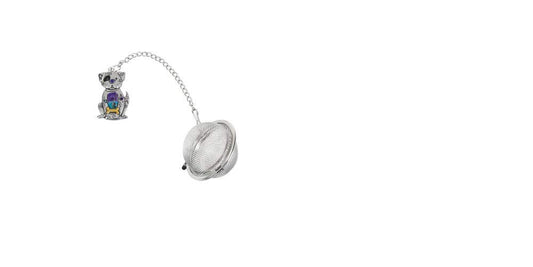 Ganz, ER57974, Tea Infuser Dog, 6 1/2-inch Length 1 1/2-inch Diameter, Silver