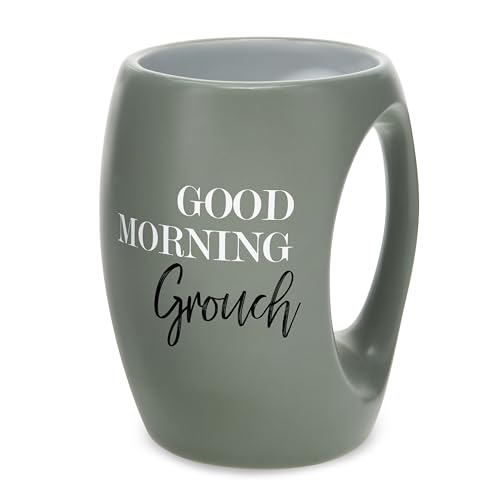 Pavilion - Good Morning Grouch - 16 oz Green Coffee Mug Tea Cup Gift From Husband Wife Boyfriend Girlfriend Anniversary Birthday Long Distance Present