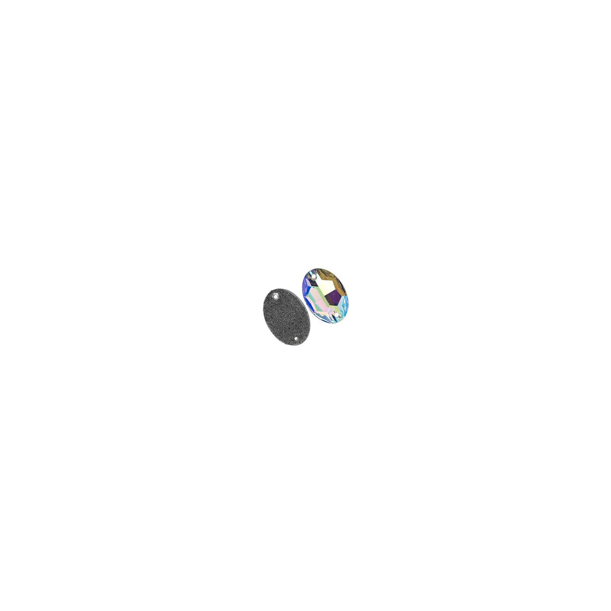 John Bead Craft Bead, 17x24mm, Crystal AB