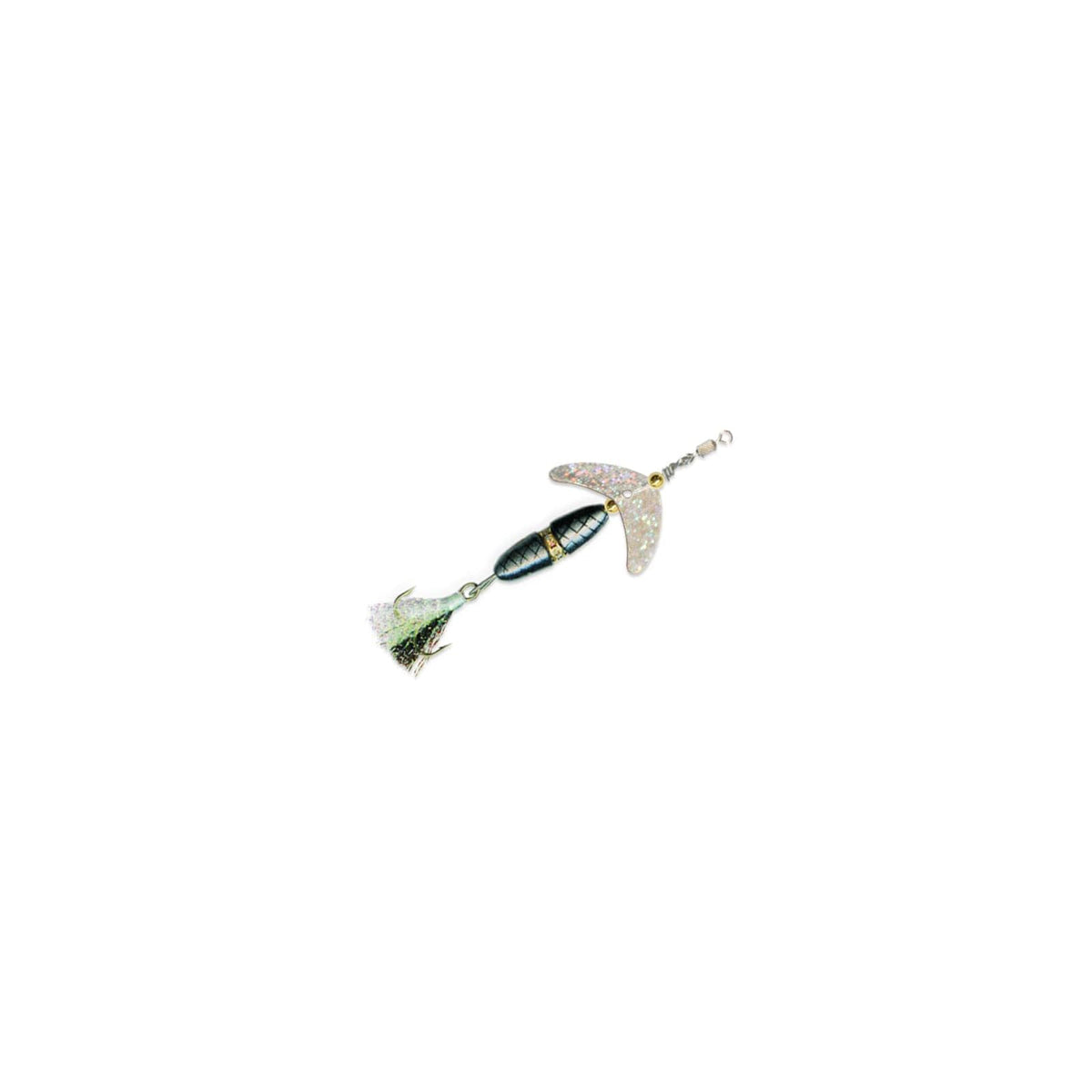 Mack's Lure Fishing Hook, 1/4 oz. / 1.5 / #4, Silver/Black