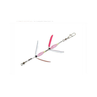 Mack's Lure Fishing Hook, 1 1/2 Blade / 6 in., Pink Mirror & Silver Mirror