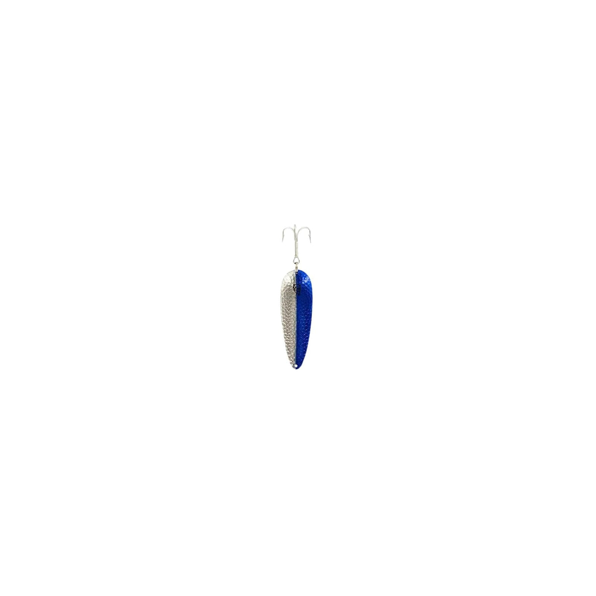 Dardevle Fishing Hook, 1 oz, Hammered Blue Chrome