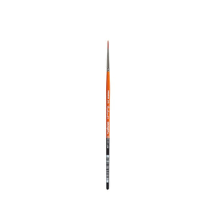 KINGART Paint Brush, 2/0, Black,orange