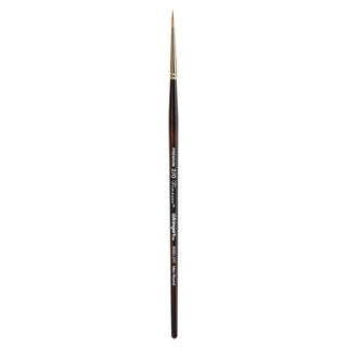 KINGART Finesse 8020 Ultra Round Series Kolinsky Sable Synthetic Blend Premium Watercolor Artist Brushes (4)