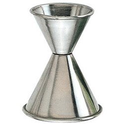American Metalcraft J201 Jiggers, 2.1" Length x 2.05" Width, Silver