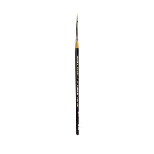 KingArt Original Gold 9000 Series , Premium Artist Brush, Golden TAKLON Round-Size: 2, 2