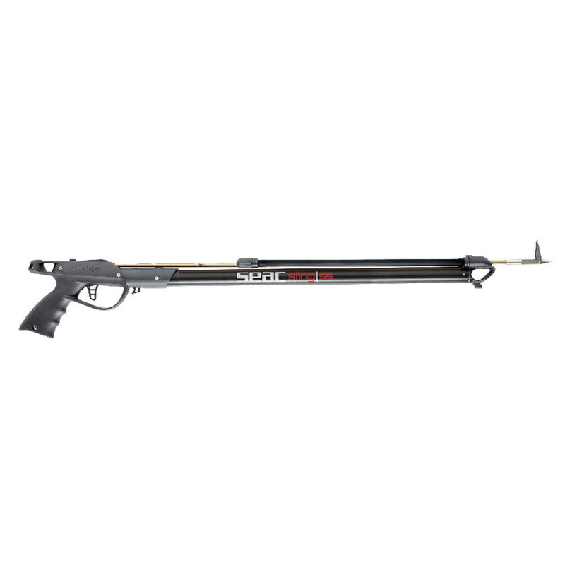 SEAC New Sting Sling Aluminum Speargun, Black Basic, 35cm