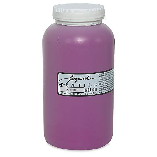 Jacquard Textile Color - Pink, 32 oz jar