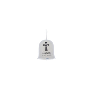 Ganz Hanging Ornament, White/Black