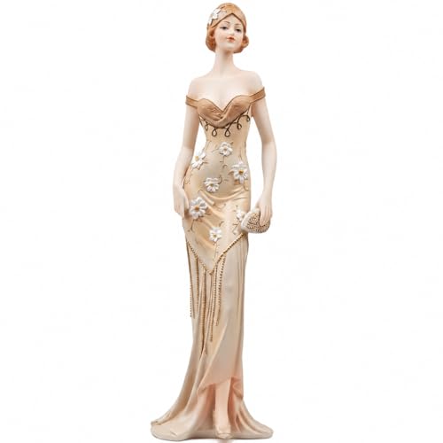 Comfy Hour Figurine, 13 Inch, Champagne, White
