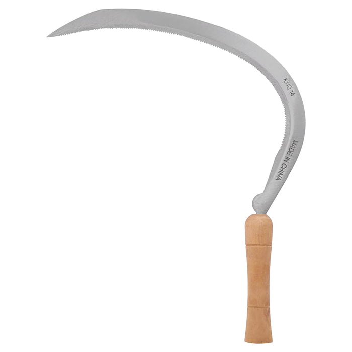 Zenport K110-14 Landscape Scythe with Serrated Curved Blade, 14-Inch