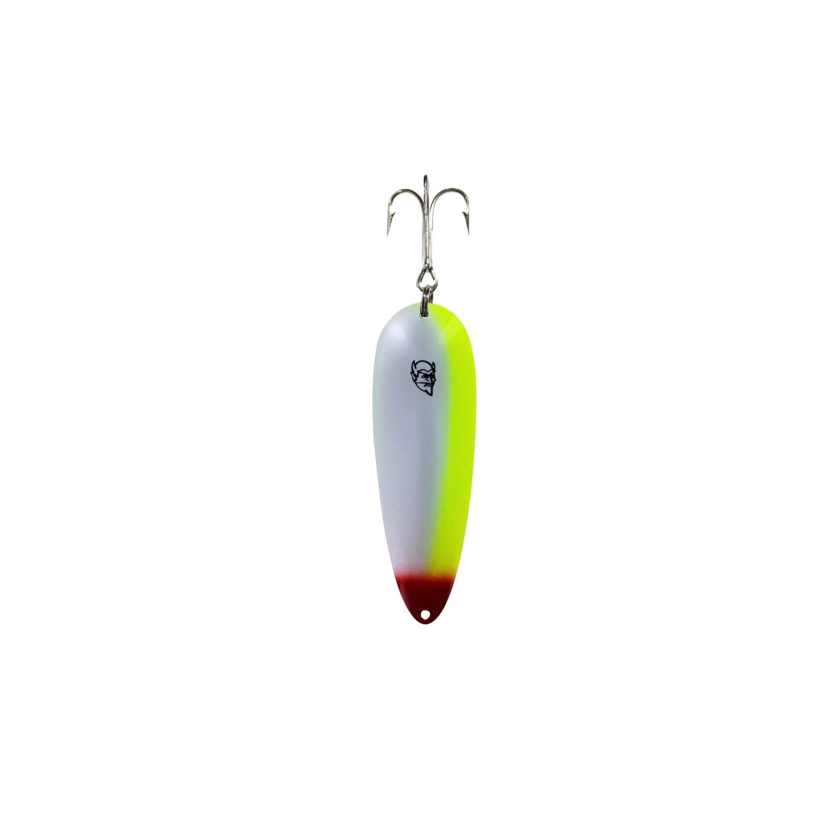 Dardevle Fishing Hook, 3/4 oz. - 2 7/8" x 1 3/16", 518-Pearl Clown