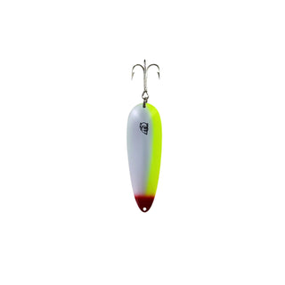 Dardevle Fishing Hook, 3/4 oz. - 2 7/8" x 1 3/16", 518-Pearl Clown