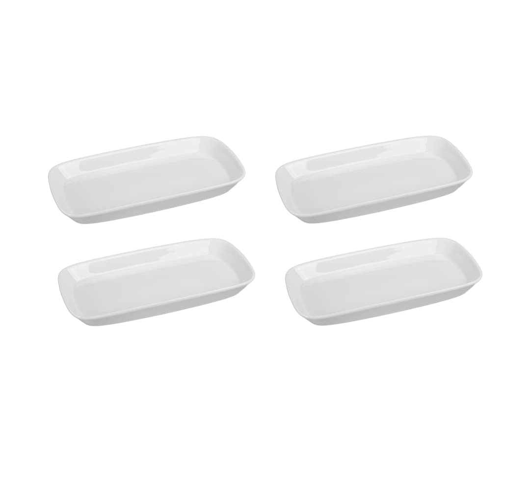 BIA Cordon Bleu 902468S4SIOC Lido Small Rectangular Platter, Set of 4, 9-inch Length