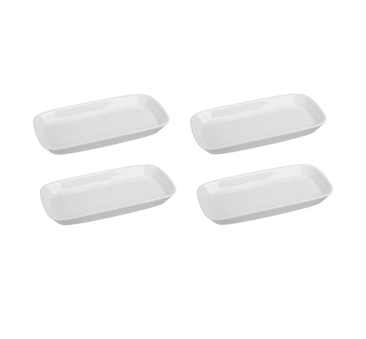 BIA Cordon Bleu 902468S4SIOC Lido Small Rectangular Platter, Set of 4, 9-inch Length