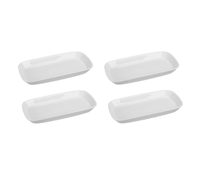BIA Cordon Bleu 902468S4SIOC Lido Small Rectangular Platter, Set of 4, 9-inch Length