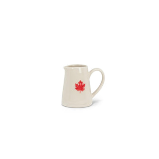 Abbott Collection Pitcher, 5 Ounces, Ivory/Red