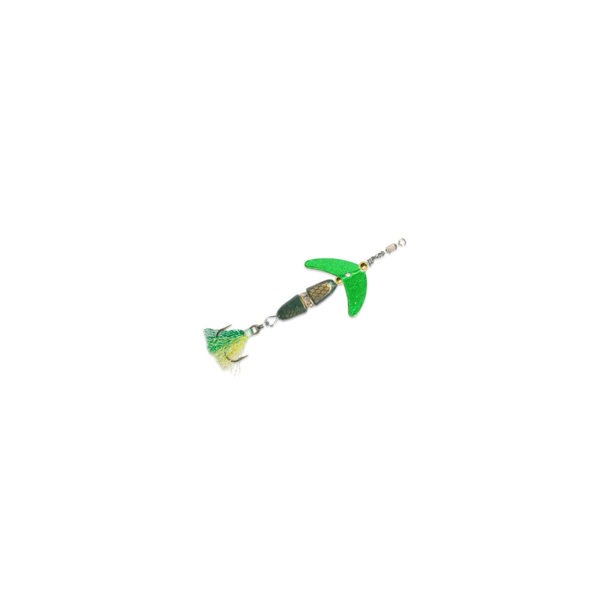 Mack's Lure Fishing Hook, Yellow/Green, Classic