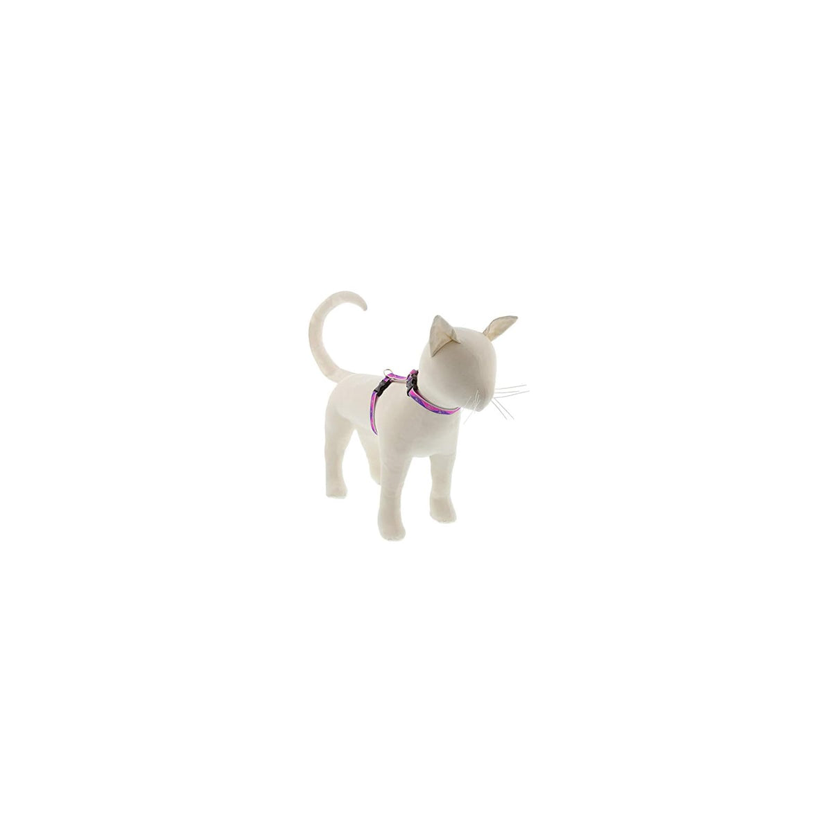 LupinePet Animal Harness, 1/2" wide; 12-20" girth, Pink Paws