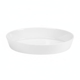 Pillivuyt Porcelain 2-Quart, 12-1/2-by-9-by-2-Inch Deep Oval Baker