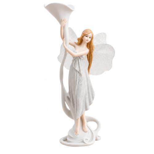 Comfy Hour Candle Holder, 14.8 inches, White