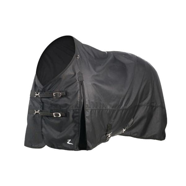 Horze Nevada 1200D Lightweight Waterproof Horse Turnout Rain Sheet (No Fill) - Black - 75