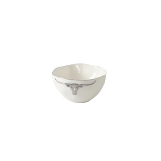 Pampa Bay Dishware Place Setting, Large, White and Silver