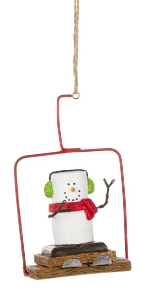 Ganz S'Mores in Ski Lift Skiing Ornament
