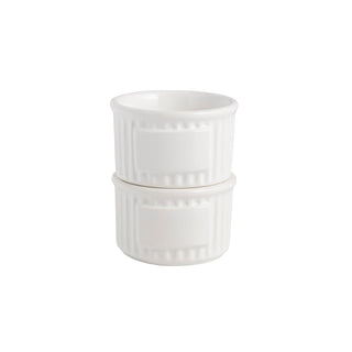 Mud Pie Dishware Bowl, No Size, White with stripes