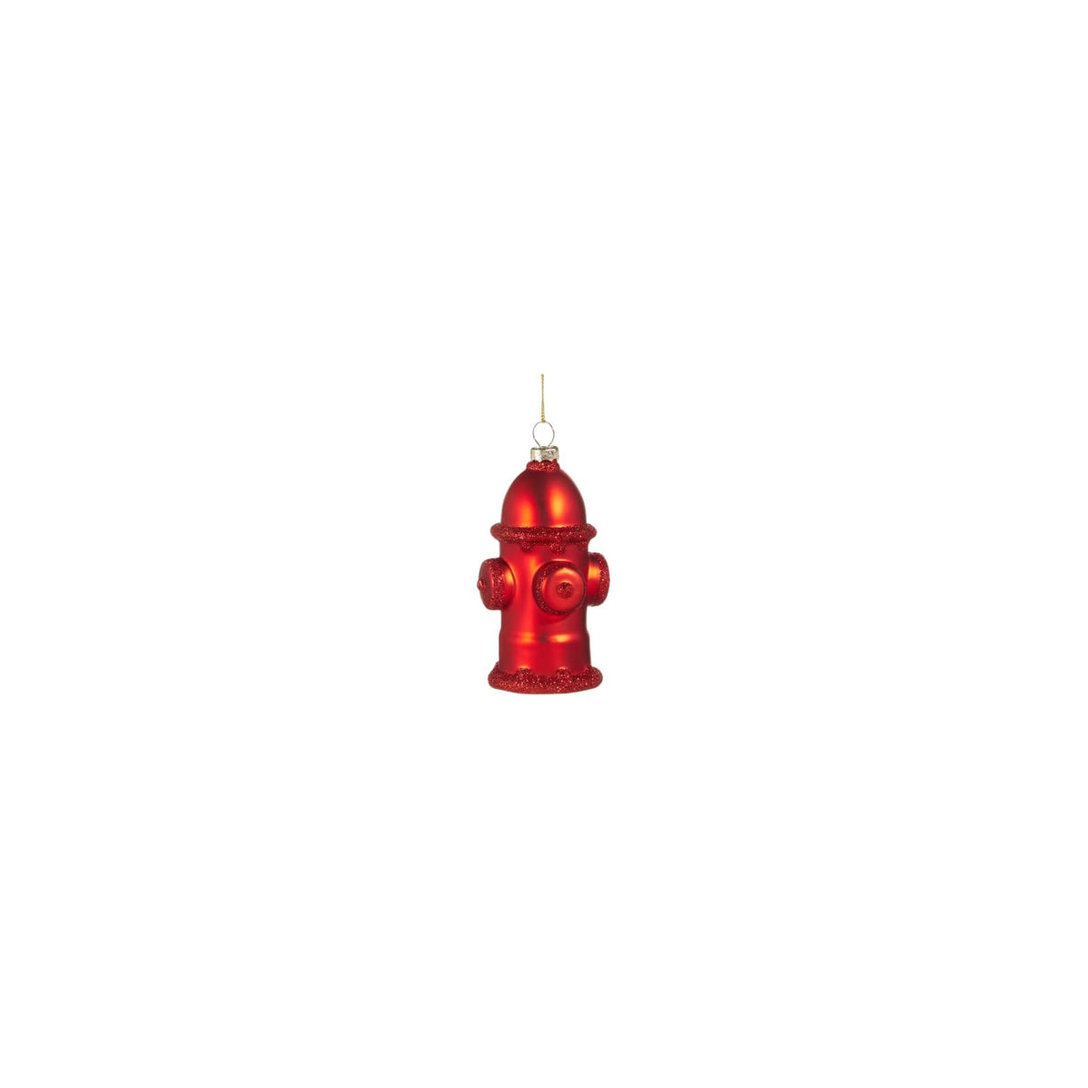 RAZ Imports Hanging Ornament, 2.5" D X 4" H, Red