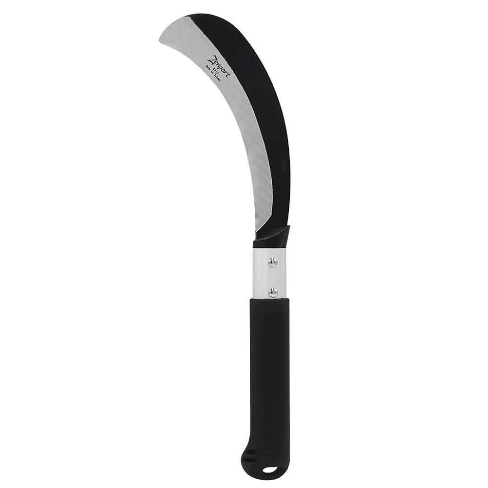Zenport K312 Harvest Sickle, Carbon Steel Blade/Aluminum Handle