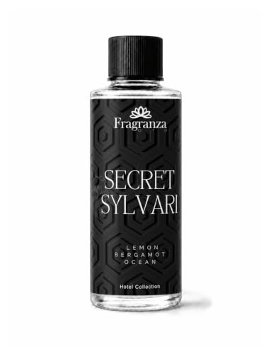 Fragranza613 Secret Sylvari Luxury Aroma Oil for Diffusers – 200 mL / 6.7 fl oz | Lemon, Bergamot, Ocean Breeze, Jasmine & Amber Musk