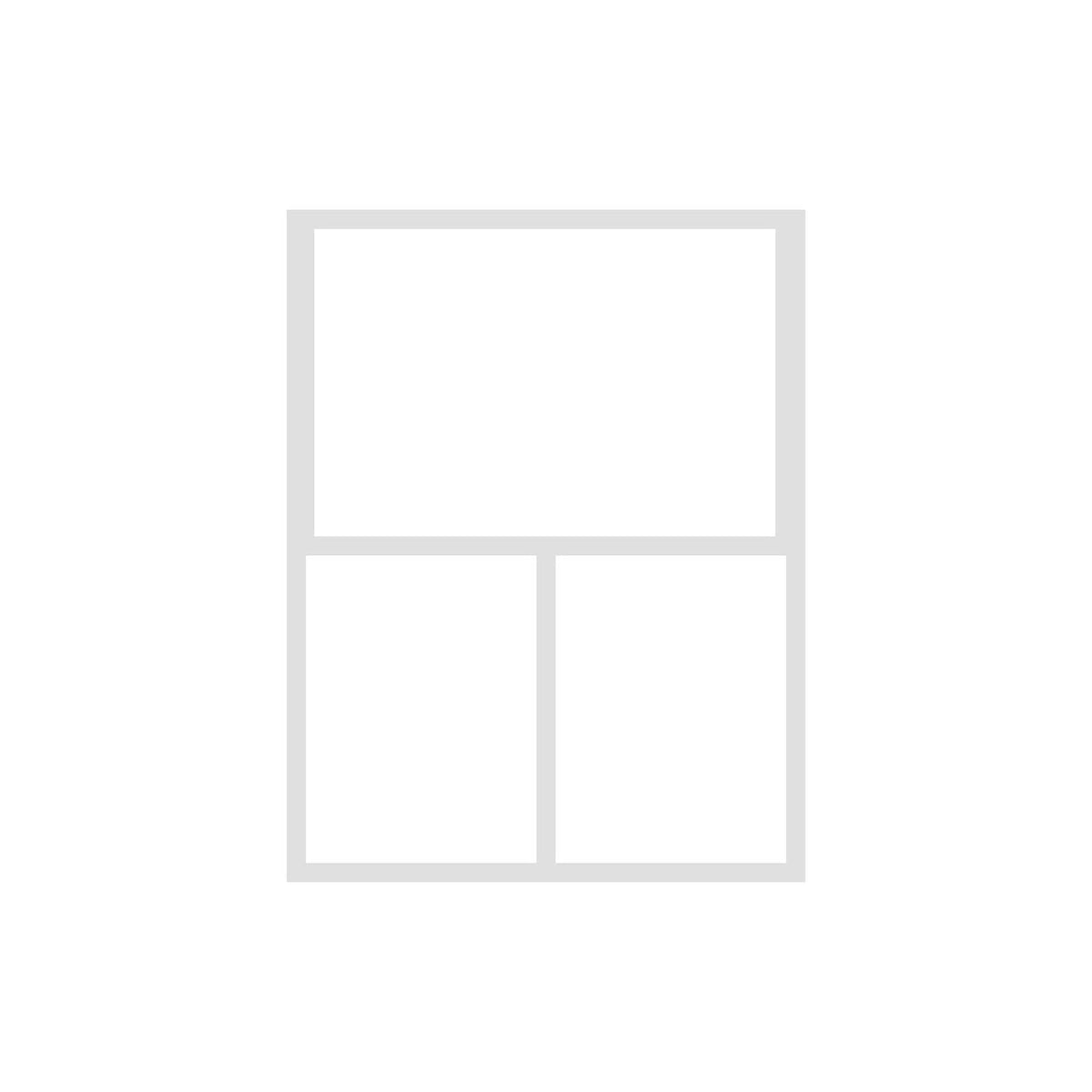 Simple Stories Template Stencil, 2-3"X4" & 1-4"X6", Multicolor