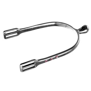 HORZE Bling Spurs - Ice Pink Crystal - Light Pink - One Size