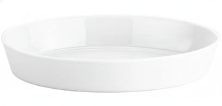 Pillivuyt Porcelain 3-1/2-Quart, 14-1/2-by-10-1/2-by-2-1/8-Inch Deep Oval Baker