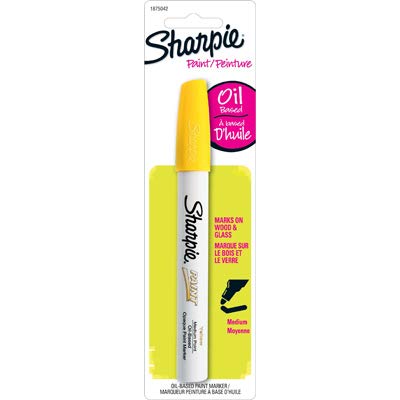 Uni Paint Marker, Regular Tip, Yellow