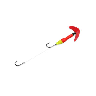 Mack's Lure Fishing Hook, #4, Hot Pink Sparkle/Pink/Yellow