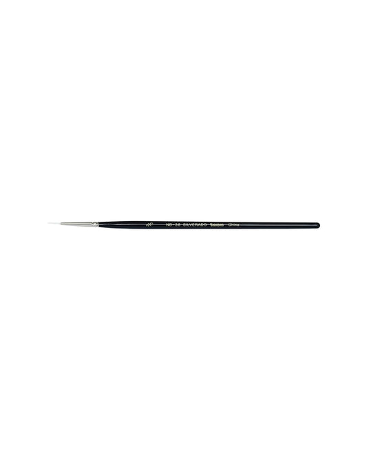 Yasutomo Silverado Brush, White Nylon, Size 00